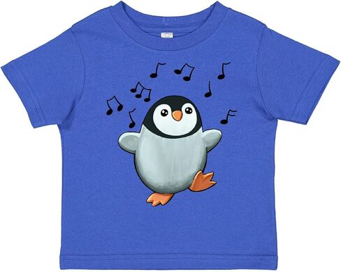inktastic Cute Dancing Baby Penguin Toddler T-Shirt in Saudi Arabia