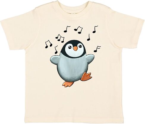 inktastic Cute Dancing Baby Penguin Toddler T-Shirt in Saudi Arabia