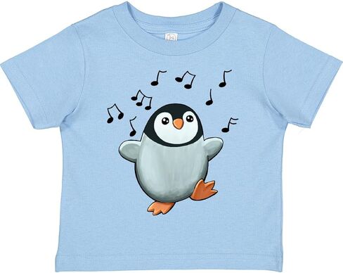 inktastic Cute Dancing Baby Penguin Toddler T-Shirt in Saudi Arabia