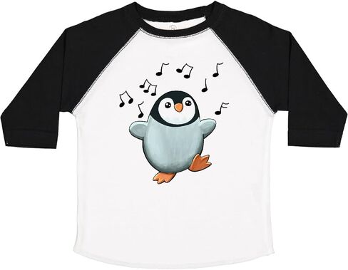 inktastic Cute Dancing Baby Penguin Toddler T-Shirt in Saudi Arabia