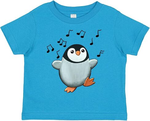 inktastic Cute Dancing Baby Penguin Toddler T-Shirt in Saudi Arabia