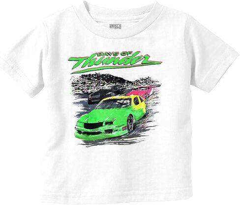 Brisco Brands Days of Thunder Retro Racing Movie Toddler Baby Boy T Shirt in Saudi Arabia