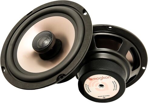 6.5Inch Two Way Coaxial Car Sound Speaker, Aluminum Cone,220Watt, 4Ohm, 45-22KHz, Full Range, High-Efficiency Speaker, Set of 2 in Saudi Arabia