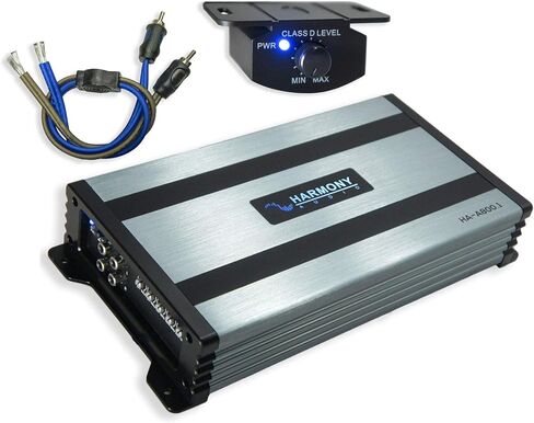 Harmony Audio Kicker 43VCWR122 12 بوصة CompR Series Sub 500W RMS حزمة صندوق مضخم صوت محمل بفتحات تهوية مع مضخم صوت Harmony HA-A800.1 ومجموعة أمبير in Kuwait
