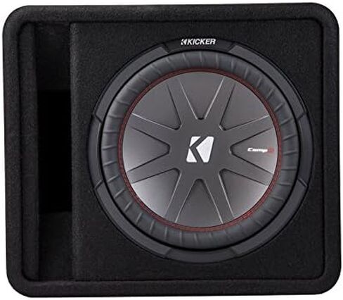 Harmony Audio Kicker 43VCWR122 12 بوصة CompR Series Sub 500W RMS حزمة صندوق مضخم صوت محمل بفتحات تهوية مع مضخم صوت Harmony HA-A800.1 ومجموعة أمبير in Kuwait