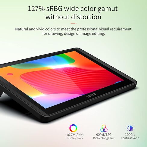 LCD Graphics Drawing Tablet Monitor 11.6inch HD Screen Vivid Color Digital Drawing Pad Pressure Sentitive Pen for Writing, Design in Saudi Arabia