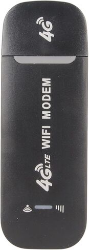 VBESTLIFE 4G LTE USB WiFi Dongle، جهاز توجيه نقطة اتصال متنقلة، محول شبكة مودم واي فاي بجيب السفر بسرعة 150 ميجابت في الثانية مع فتحة بطاقة SIM، يدعم 10 مستخدمين (أبيض) in Kuwait
