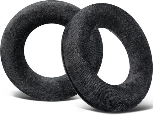 SOULWIT Velour Replacement Earpads for Beyerdynamic DT 770/DT770 PRO/DT511/DT801/DT831/DT901/HS300/MMX300/Custom One PRO Plus/Custom Studio, Ear Pads Cushions with High Density Foam - Black in Saudi Arabia