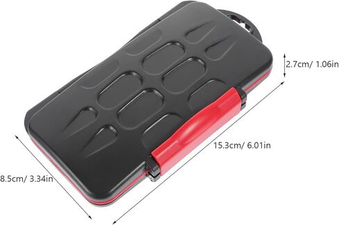 حقيبة تخزين بطاقات الذاكرة، حامل محمول مقاوم للماء ومضاد للصدمات لحماية البطاقات الصغيرة والقياسية أثناء السفر in Saudi Arabia