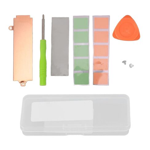 SSD Heatsink Thermal High Performance Cooling Cover for M2 PCIe 2230 2280 SSD Compatible with G15 5520 5521 5525 Gaming Laptop Includes Thermal Pads Screwdriver Pry Piece in Saudi Arabia