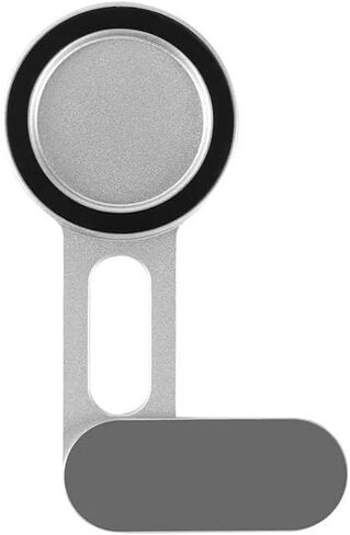 2 Pack Magnetic Laptop Phone Mount, Silver Foldable Side Mount Stand Compatible for iPhone 17-12 MagSafe & All Phones, Aluminum Laptop Accessories for Monitor, Desktop, MacBook (Silver) in Saudi Arabia