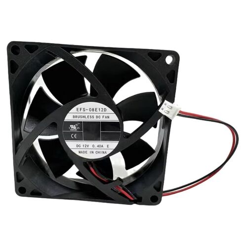 EFS-08E12D DC 12V 0.40A 80x80x25mm 2-Wire Cooling Fan in Saudi Arabia