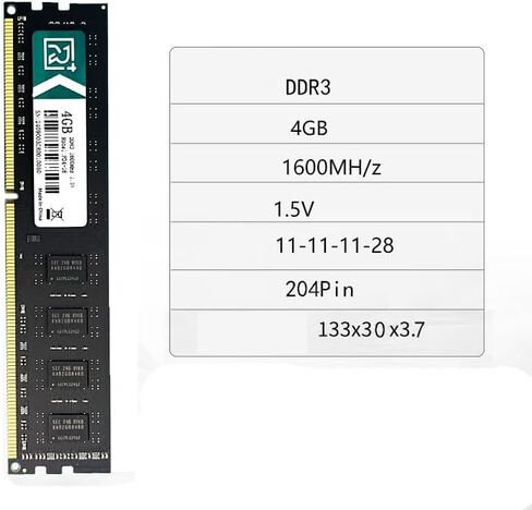 1 قطعة 4G DDR3 RAM 1600 1.5V للكمبيوتر المكتبي in Saudi Arabia