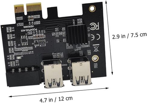 بطاقة محول Pci e USB 3.0 Riser Pci Express Extension Converter لجهاز الحوسبة المكتبية مع 4 فتحات e متوافقة مع توسيع وحدة معالجة الرسومات in Kuwait