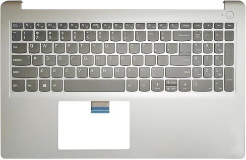 New Replacement for Lenovo IdeaPad 1 15IAU7 15ALC7 15IJL7 Laptop Upper Case Palmrest Non-Backlit Keyboard Assembly Part 5CB1H92084 AP2DG000300 Silver in Saudi Arabia
