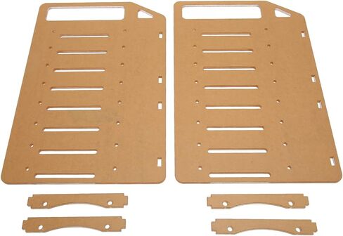 حامل حامل محرك الأقراص الصلبة Zerodis DIY لمحركات الأقراص الصلبة مقاس 3.5 بوصة مع سهولة التركيب لتعزيز التبريد في إعداد سطح المكتب، حامل محرك الأقراص الصلبة DIY كمبيوتر أكريليك متعدد الطبقات (8 طبقات) in Kuwait