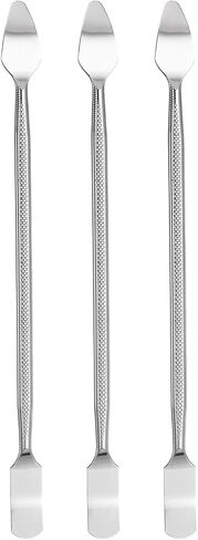 PATIKIL 11 x 175 mm Spudger Pry Tool, 3Pcs Large Metal Dual Ends Opening Pry Repair Tools Kit for Smart Mobile Phone Tablet Laptop PC Game Machine Electronics Devices, Silver in Saudi Arabia