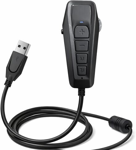 محول صوت USB من النوع C، بطاقة صوت خارجية مع ميكروفون للتحكم في مستوى الصوت، قابس محول سماعة الرأس وتشغيله، لا حاجة إلى برامج تشغيل USB إلى 3.5 ملم محول صوت جاك لسماعات PS4/PC/MAC/ستيريو in Kuwait