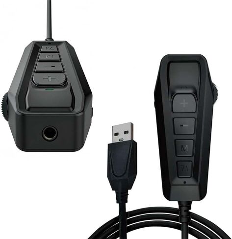 محول صوت USB من النوع C، بطاقة صوت خارجية مع ميكروفون للتحكم في مستوى الصوت، قابس محول سماعة الرأس وتشغيله، لا حاجة إلى برامج تشغيل USB إلى 3.5 ملم محول صوت جاك لسماعات PS4/PC/MAC/ستيريو in Kuwait