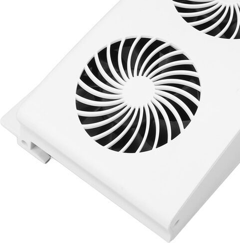 Car Exhaust Fan, 3 Cooler Car Auto Front Rear Window Air Vent Exhaust Fan Car Ventilator, USB Powered Air Purifiers Vehicle Radiator Vent, Energy Saving Exhaust Fan for All Cars (White) in Saudi Arabia
