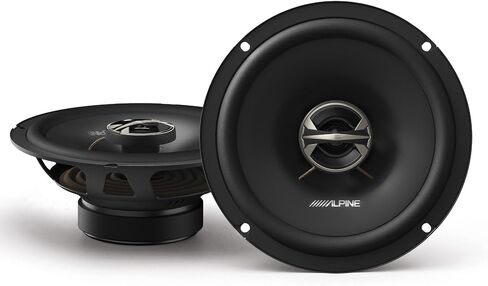 Alpine EL-E65-G 6.5-Inch 2-Way Coaxial Speakers with Grille Bundle, 4 Speakers in Saudi Arabia