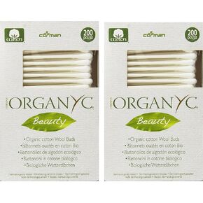 ORGANYC Organic Cotton Swabs, 200 ea - 2pc