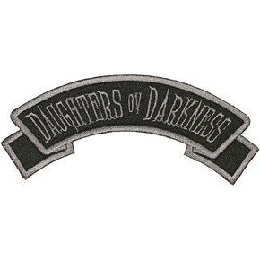 Kreepsville 666 Daughters Ov Darkness Embroidered Arch Patch Iron Or Sew On