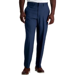 Haggar Men's Smart Wash with Repreve Classic Fit Flat Front Dress Pant