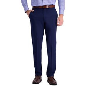 J.M. Haggar Men's Slim Fit Flat Front Super Flex Waistband Stretch Dress Pant