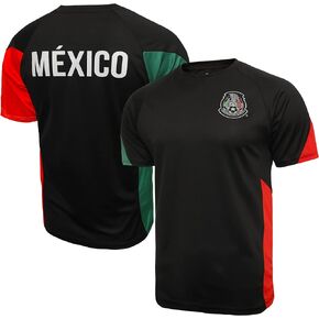 Icon Sports Men's FMF Mexico National Football Team Game Day Jersey-Inspired Shirt