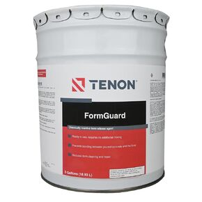 Tenon FormGuard - Concrete Form Release Agent, Commercial Grade Liquid, Release Molds from Cement, Concrete, Silicone, Wood, Steel, Stamps, Tubes, and More (5 Gallon, 1)