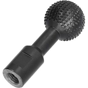 Chazcool Ball Grinding Head, 5/8-11 Threads for 4 1/2 and 5 Inch Angle Grinder, Wood Carving Burrs Carbon, Carbon Steel Ball Grinding Head Power Carving Tools