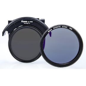 Kase Filter Kit Includes Magnetic Wolverine Holder, CPL & ND8 for Canon Drop-in Filter Mount Adapter EF-EOS R