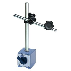 Mitutoyo 7010S, Magnetic Base, For 3/8" and 6mm/8mm Stems, On/Off Switch, 132 Lbf Magnetic Pull