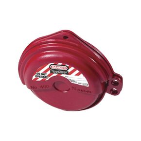 Master Lock 481 Lockout Tagout Rotating Gate Valve Lockout,Red