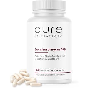 Saccharomyces 10B - Saccharomyces Boulardii, 10 Billion CFU Per Serving, Patented Strain: Lynside CNCM I-3799, Probiotic Capsules, Probiotics for Men and Women - 60 Count