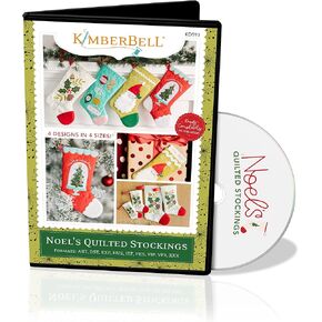 قرص تطريز آلة الجوارب المبطنة من Kimberbell Noel، يتضمن: تعليمات خطوة بخطوة، 4 تصميمات في 4 أحجام، 9 تنسيقات تطريز، لطوق 5 × 7 بوصة، الأحجام النهائية: 5 × 7، 6 × 10، 8 × 12، 9 × 14 in Kuwait