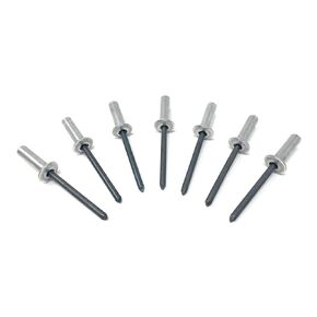 Metal Magery 100 Closed End Rivets Aluminum Body Steel Mandrel - QTY: 100 (6-4 3/16" x 1/4" (0.125-.250 Inch Grip Range))