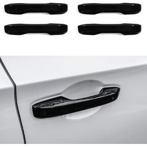 CKE for Honda Civic 2022 2023 2024 2025 for Honda CRV HRV Accord 2023 2024 2025 Accessories Car Exterior Door Handle Cover Trims -Glossy Black