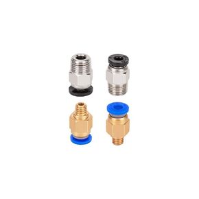 Aokin 5 Pcs PC4-M6 Pneumatic Fitting and 5 Pcs PC4-M10 Pneumatic Fitting for Creality Ender 3/3 Pro/3 V2, Ender 5/5 Pro/5 Plus, CR-10/10S, etc