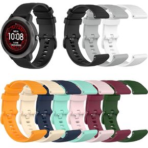 FitTurn Bands Compatible with Garmin Approach S40 S42 Watch Replacement Soft Durable Colourful Silicone Watch Band Strap Breathable Wristband for Approach S42/S40/S12 Smartwatch Accessories