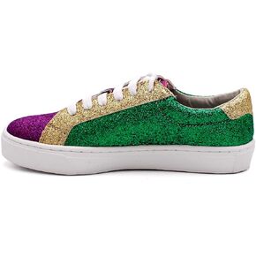Laforst Mardi Gras Women's Glitter Nonslip Sneaker Shiny Sequin Shoes