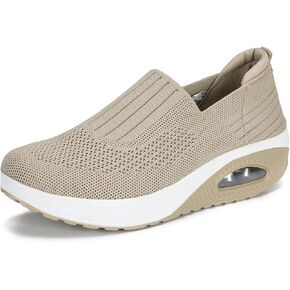 Touchmosees النساء أحذية رياضية ممرضة منصة أحذية رياضية وسادة هوائية العظام السكري المشي إسفين حذاء رياضة السيدات التنغيم الروك الأحذية in Kuwait