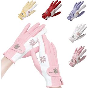yesntmomo Ladies Women's Golf Gloves Both Hands,Non-Slip Golf Gloves Elastic Fabric Breathable,Left Right Handed rain hot Golf Accessories