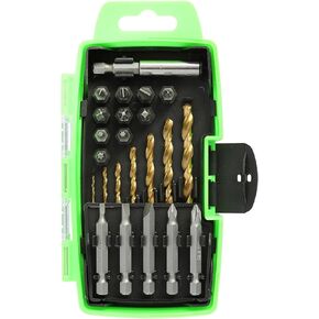 OEMTOOLS 26512 23-Piece Drill/Driver Bit Set, Versatile for Construction and Repair, Multi-Use Drill Set With Sturdy Case, Durable Driver Bits