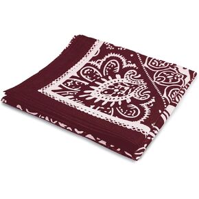 Endea Group All-Gender Bandana Multi-Purpose Headband, Handkerchief, Head Wrap, Scarf, Protective Coverage - 22x22 Inch