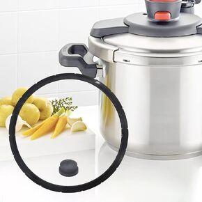 Denkuhin 09936 9936 حلقة إغلاق من السيليكون مع قابس الضغط الزائد متوافق مع نموذج طنجرة الضغط Presto 6-Quart لاستبدال 09904 و50295، حشية ختم وعاء الطبخ من الدرجة الغذائية (1+1) in Kuwait