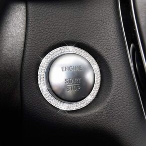 Bling Bling Crystal Car Engine Ignition Push Start Stop Button Cover Trim Ring Fit for Mercedes-Benz C E S M CLA CLS CLK GLA GLC GLE GL SL Class