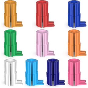 10 Packs Pen/Marker Adapter Set Compatible with Cricut (Explore Air/Air 2/Air 3, and Maker/Maker 3),Pen Adapter Compatible with Sharpie/BIC/Crayola Detailing Gel Pen