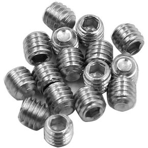 TOUHIA 50 قطعة مجموعة مقابس سداسية برغي M4 x 4 مللي متر مسامير من الفولاذ المقاوم للصدأ ألين رئيس اليرقة in Kuwait